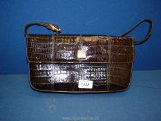 An ''El Corte Ingles'' crocodile skin Handbag.