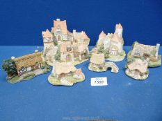 A small quantity of Echo Valley Crafts miniature cottages including Firsdown Village,