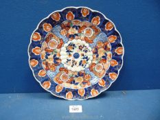 A 19th c. attractive Japanese Imari Charger a/f., 12" diameter.