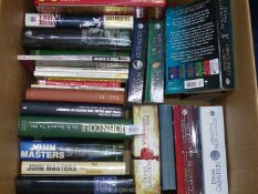 A quantity of books to include; Diana Gabaldon, John Cole, John Masters, etc.