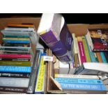 Two boxes of books to include; European Society, The Religious Quest, Roman Army Richard III, etc.