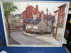 Marjorie E. Hammond: oil on board of The Squirrel Inn, Rugby.