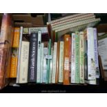 A quantity of gardening and country side books to include; Creating a Wild Flower Garden,