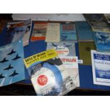 A small box of books to include; Aviation books, Admiralty Manual of Seamanship 1964,