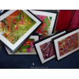 Six framed Prints to include "The Wisdom of Socrates", "Bird of Paradise", "Forum", "Rear Window",