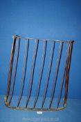 A George III solid copper nursery fireguard, 18 1/4" wide x 21 3/4" high.