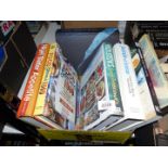 A small box of cook books to include; Nigel Salter, Rick Stein, etc.