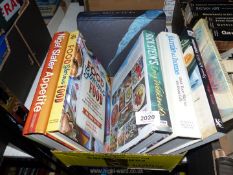 A small box of cook books to include; Nigel Salter, Rick Stein, etc.