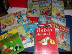 A box of children's books to include; Tiger Tims, Judy, Brer Rabbit Stories, etc.