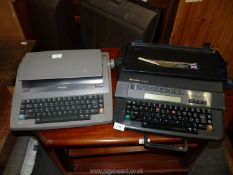 A 'Sharpe' PA-31405 word processor, plus one other.