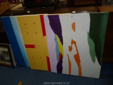 Three abstract pictures - unfinished.