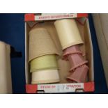A quantity of lamp shades.