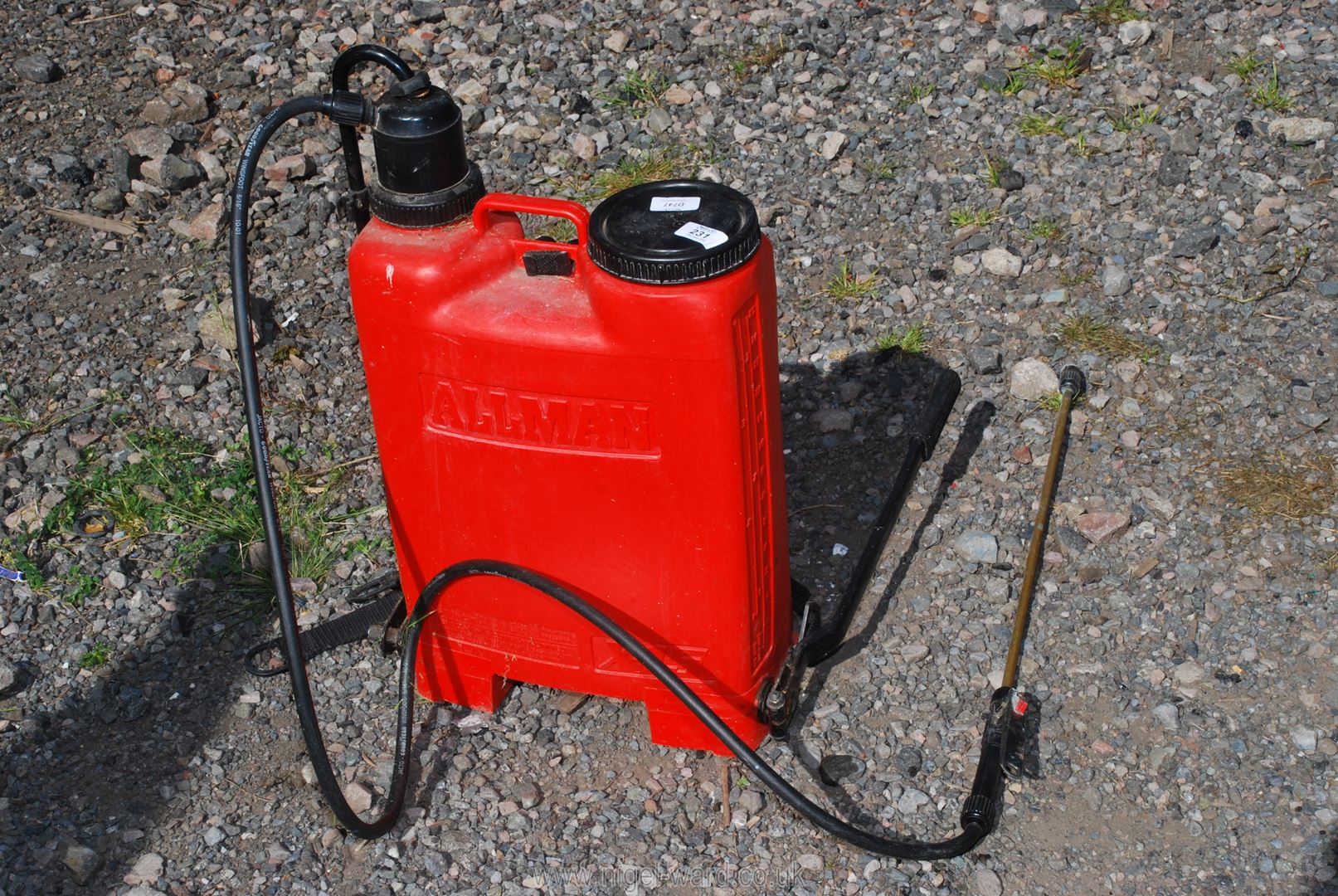 An Allman X15 back pack sprayer.