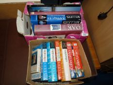 Two boxes of Millers Guides, Encyclopedias, etc.