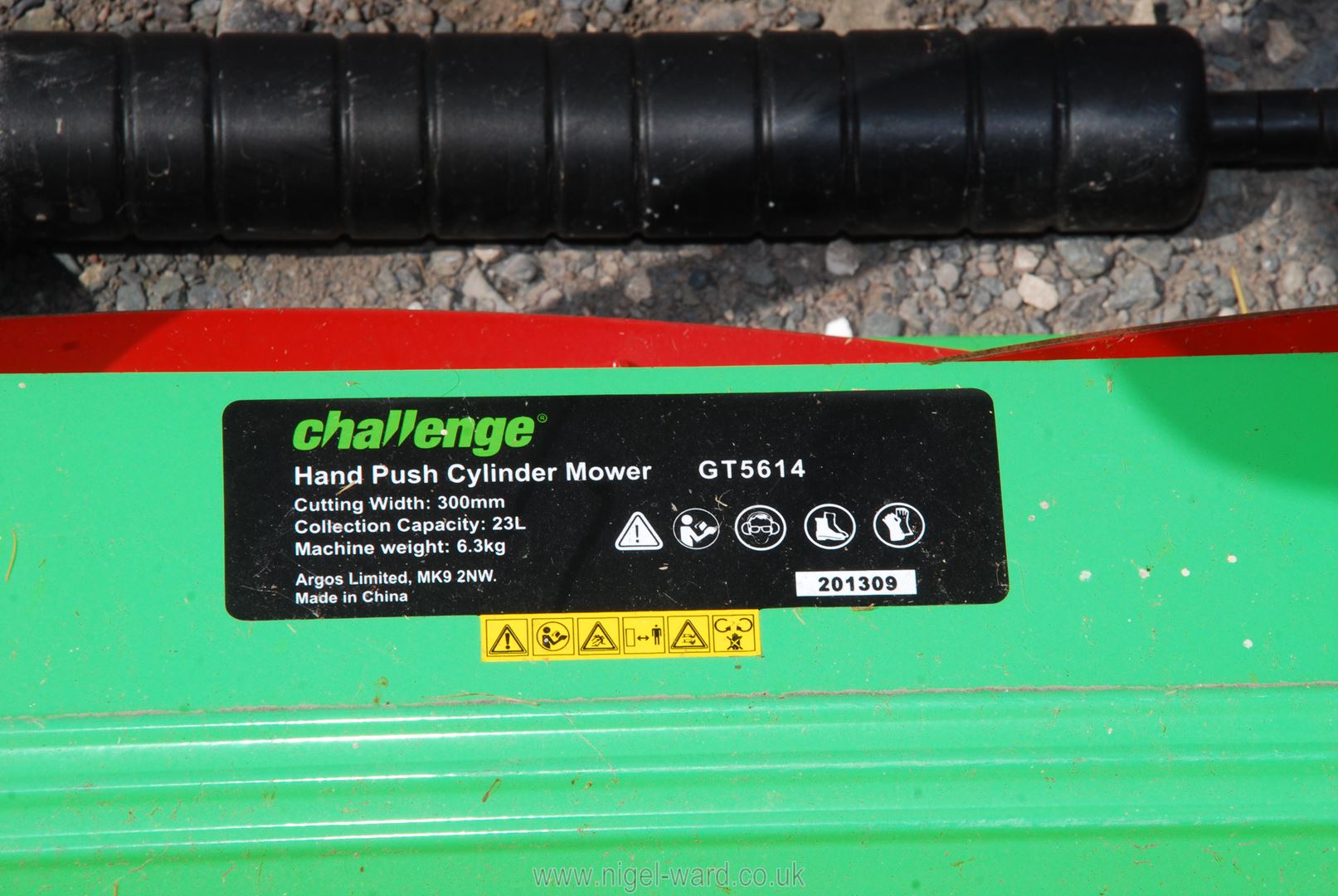 A Challenge Push mower with grass collector. - Image 2 of 2