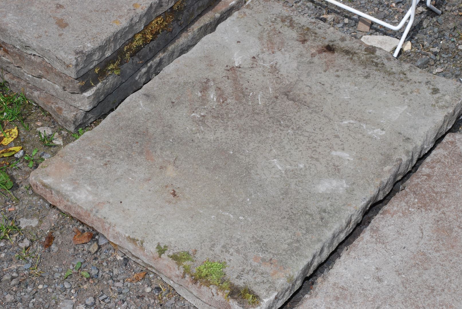 Concrete Slabs - one 2' square, two 2' x 18", - Image 2 of 2