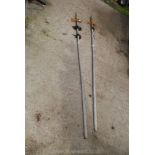 A pair of Roman style reproduction decorative spears.