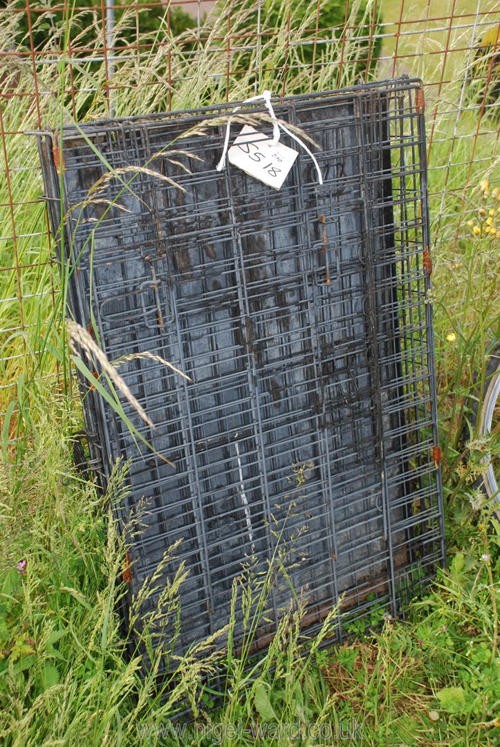 A large dog crate.