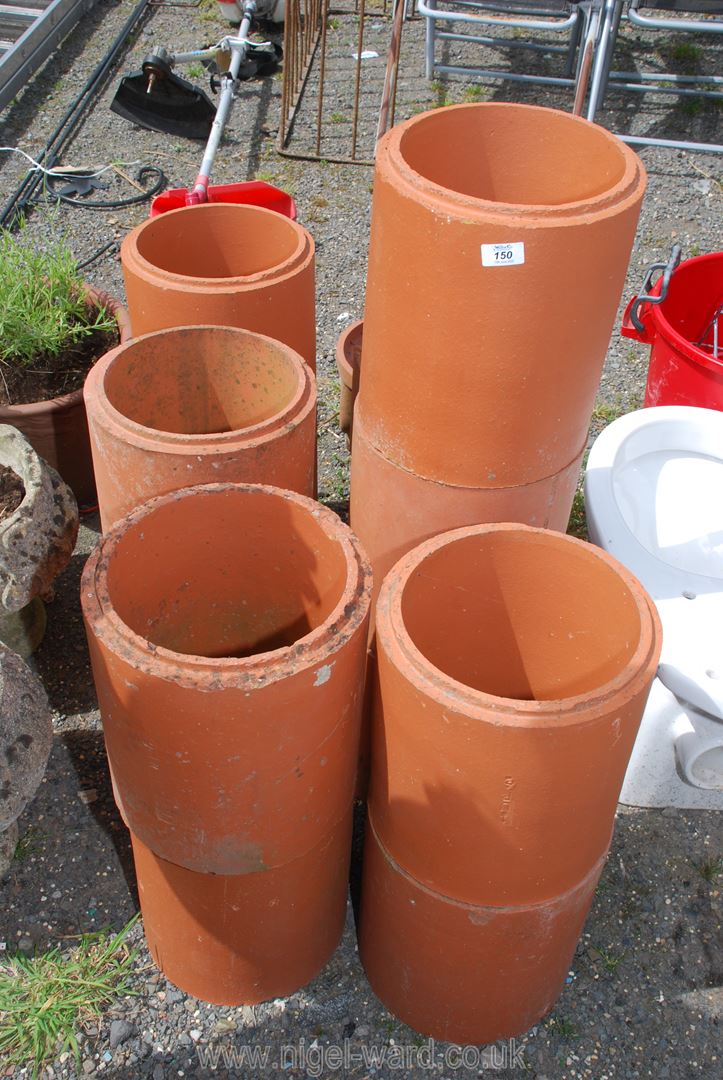 A quantity of clay drainage pipes and a 4" clay gully pot. - Image 2 of 2