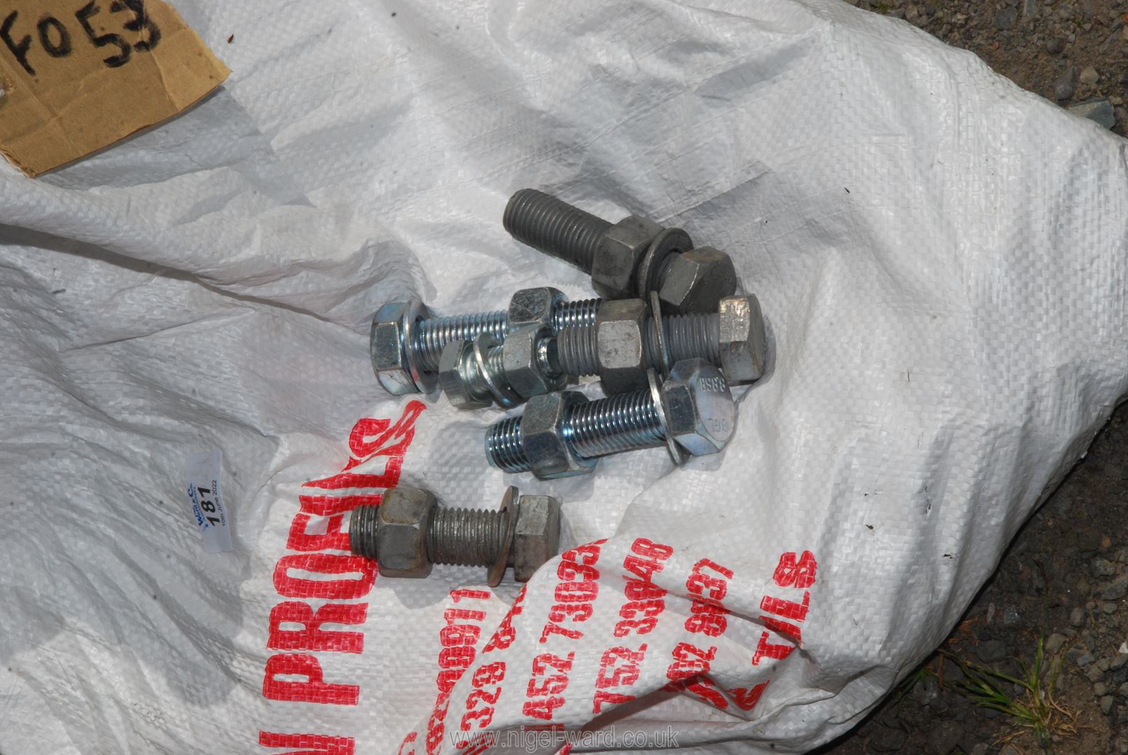 A bag of good quality assorted heavy duty nuts and bolts. - Image 2 of 2