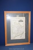 A map of Monmouthshire, Wales by James Pigot, 10'' x 15''.