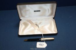 An Inoxcrom 925 silver stamped top Sirocco ballpoint Pen, cased.