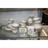 A Royal Doulton ''Sonnet'' (H5012) Teaset to include twelve cups and saucers, twelve tea plates,