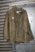 A KL Hv. Puijenbroek olive green military style Jacket, (used condition).