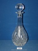 A Thomas Webb Decanter with stopper, 13'' tall.