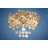 A good quantity of Edward VII pennies and halfpennies plus Victorian pennies.