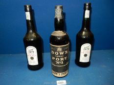 A bottle of Dow's Tawny No. 1 Port (by appointment to HM George V) 75 cl.