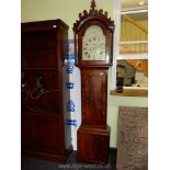 A Mahogany and Walnut eight day Longcase Clock,