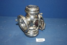 A Powell & Hammer ''Zephyr'', Birmingham bicycle Oil lamp, 5 1/2'' tall.