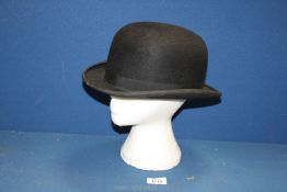 An Austin Reed bowler hat, size 6 1/2.