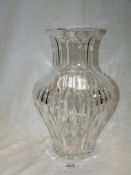 A Marquis by Waterford 'Sheridan' vase, 12 1/2'' tall.