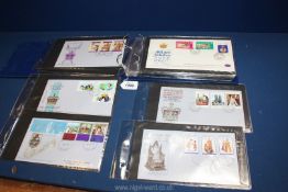 The Queens 1977 Silver Jubilee: 24 official First day Covers in a ring binder,