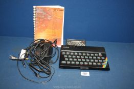 A Sinclair 2x Spectrum with manual, Horizons software starter pack etc.