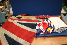 A pouch of semaphore flags,