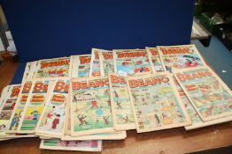 A quantity of Dandy comics from the 1990's and 30 Beano comics from 1974, 1987 and 1988 (approx.