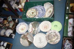 A quantity of Royal Doulton and Doulton Burslem china including plates,