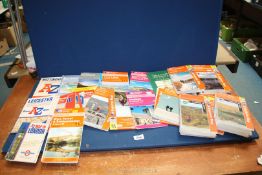 A quantity of OS Maps to include Jersey, London, Ross-on-Wye, Orkney, etc.