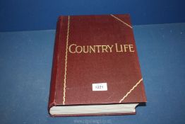 A large Volume of Country Life July and December 1980.