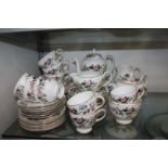 A good quantity of Wedgwood 'Hathaway Rose' tea and dinner ware including cups, saucers,