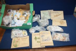 A quantity of loose Stamps and cigarette Card albums including motor cars, tennis, Royal Air Force,