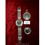 Two Mercedes Benz C-Class watches (one minus strap), presented by International Press Driving,