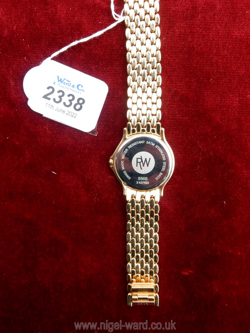 A Raymond Weil Chorus 5568 32mm gold plated quartz watch. - Image 3 of 3