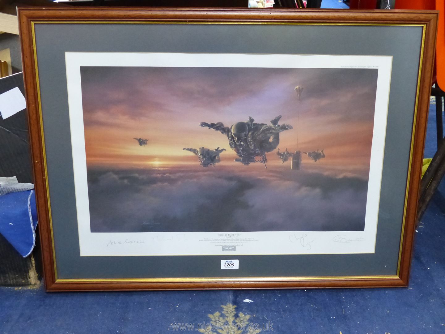A framed and mounted limited edition Print, (no, - Image 3 of 6