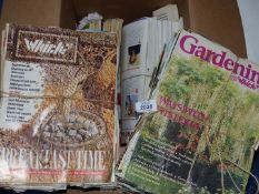 A large quantity of gardening magazines from Which.