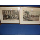 A pair of Coaching Prints to include The Blenheim,