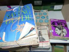 A large quantity of Which magazines, 1960 onwards.